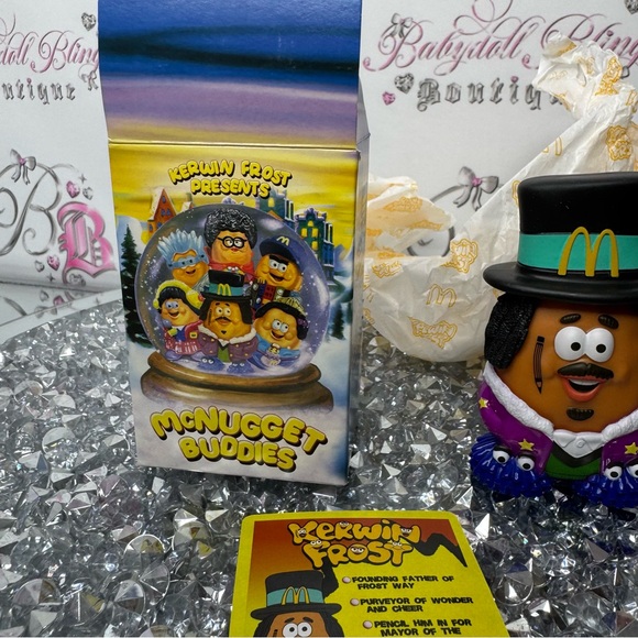 Kerwin frost nugget McDonald’s toy brand new with box and tissue with card rare - Picture 5 of 7